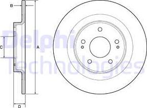 Delphi BG4924C-18B1 - Brake Disc autospares.lv