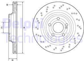 CAR ADBP430080 - Brake Disc autospares.lv