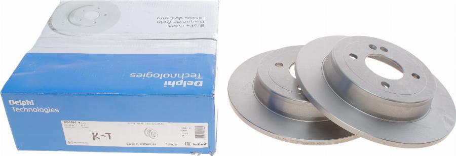 Delphi BG4564 - Brake Disc autospares.lv