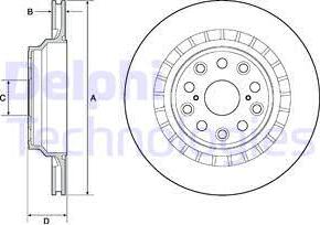 Delphi BG4685C - Brake Disc autospares.lv