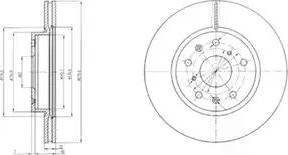 RIDER RD.3325.DF4741 - Brake Disc autospares.lv