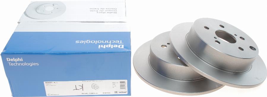 Delphi BG4051 - Brake Disc autospares.lv