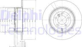 Delphi BG4066 - Brake Disc autospares.lv