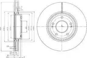 Parts-Mall HCCA-065 - Brake Disc autospares.lv