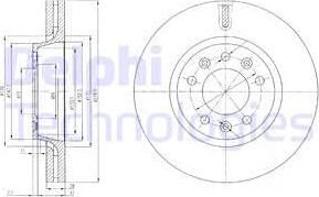 Delphi BG4084 - Brake Disc autospares.lv