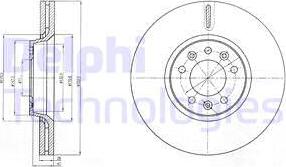 Delphi BG4083 - Brake Disc autospares.lv