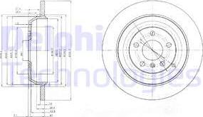 Delphi BG4031 - Brake Disc autospares.lv