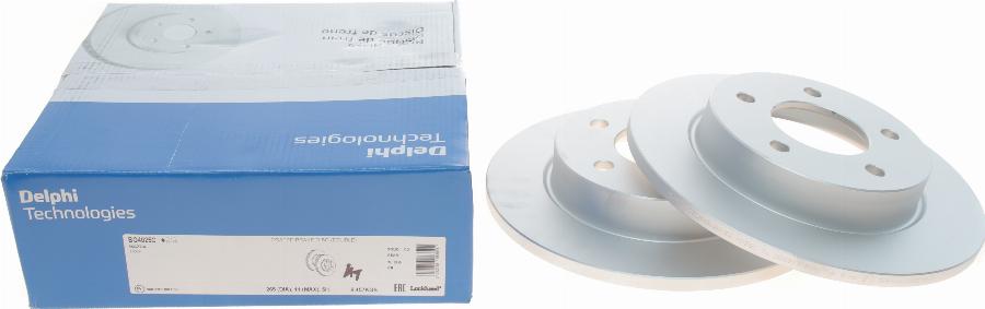 Delphi BG4025C - Brake Disc autospares.lv