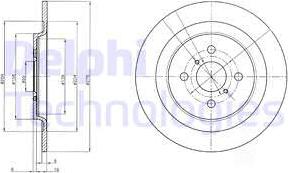 Delphi BG4076 - Brake Disc autospares.lv