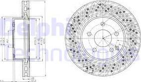 Delphi BG4142C - Brake Disc autospares.lv