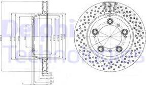 Delphi BG4151 - Brake Disc autospares.lv