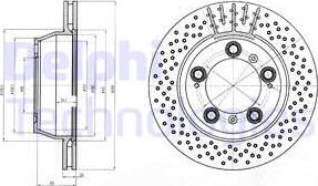 Delphi BG4163 - Brake Disc autospares.lv