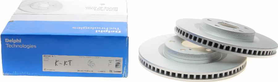 Delphi BG4114C - Brake Disc autospares.lv