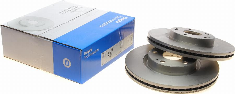 Delphi BG4113 - Brake Disc autospares.lv