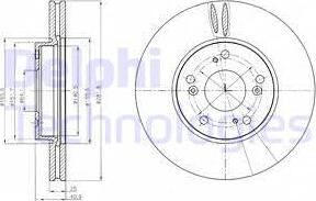 Delphi BG4186C - Brake Disc autospares.lv