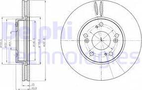 Delphi BG4186 - Brake Disc autospares.lv