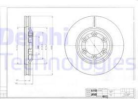 Delphi BG4175 - Brake Disc autospares.lv