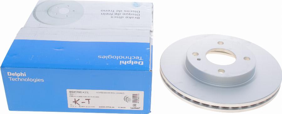 Delphi BG4170C - Brake Disc autospares.lv