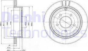 Delphi BG4177 - Brake Disc autospares.lv