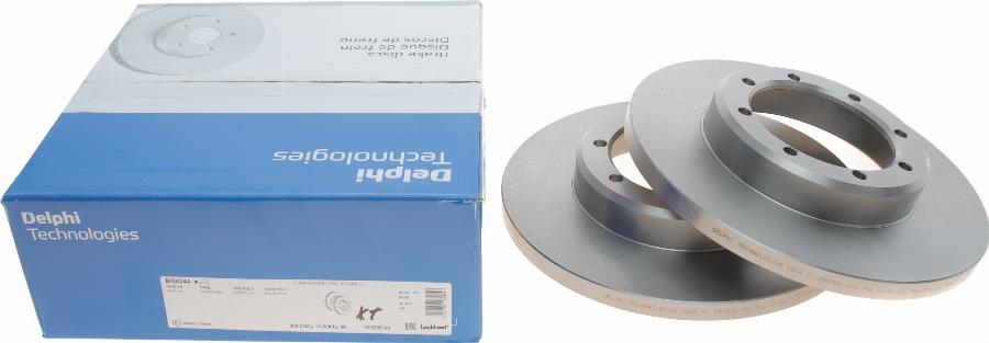 Delphi BG4344 - Brake Disc autospares.lv