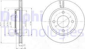 Delphi BG4299 - Brake Disc autospares.lv