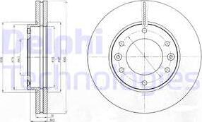 Delphi BG4296 - Brake Disc autospares.lv