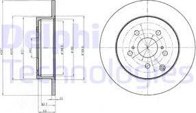 Delphi BG4291 - Brake Disc autospares.lv