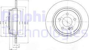 Delphi BG4298 - Brake Disc autospares.lv