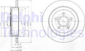 Delphi BG4245 - Brake Disc autospares.lv