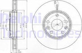 Delphi BG4264C - Brake Disc autospares.lv