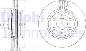 Delphi BG4205 - Brake Disc autospares.lv