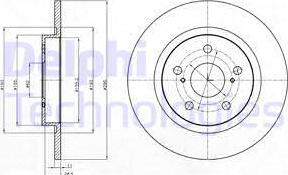 Delphi BG4200C - Brake Disc autospares.lv