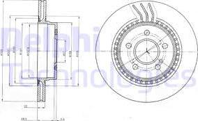 Delphi BG4226 - Brake Disc autospares.lv