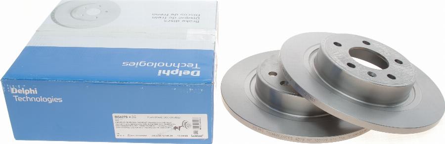 Delphi BG4279 - Brake Disc autospares.lv