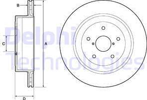 Delphi BG4775C - Brake Disc autospares.lv