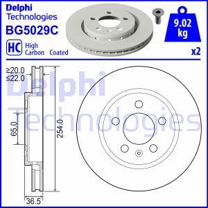 Delphi BG5029C - Brake Disc autospares.lv