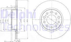 Delphi BG3994 - Brake Disc autospares.lv