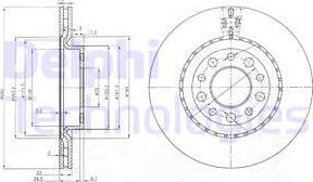 Delphi BG3995 - Brake Disc autospares.lv