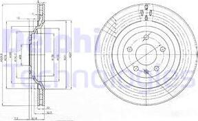 Delphi BG3991 - Brake Disc autospares.lv