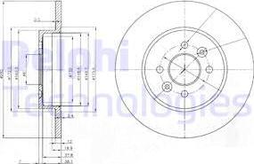 Delphi BG3992 - Brake Disc autospares.lv