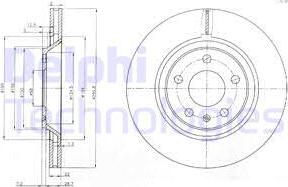 Delphi BG3997 - Brake Disc autospares.lv