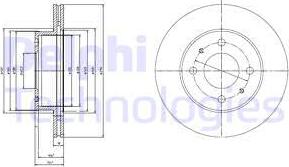 Delphi BG3946 - Brake Disc autospares.lv