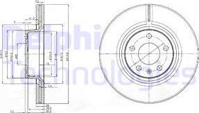 Delphi BG3942 - Brake Disc autospares.lv