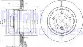 Delphi BG3947 - Brake Disc autospares.lv