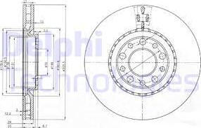 Delphi BG3951 - Brake Disc autospares.lv