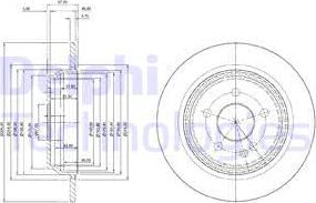 Delphi BG3969C - Brake Disc autospares.lv