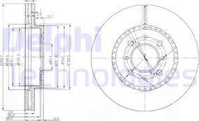 Delphi BG3965 - Brake Disc autospares.lv