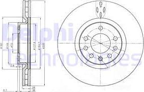 Delphi BG3963 - Brake Disc autospares.lv