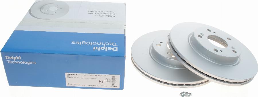 Delphi BG3980C - Brake Disc autospares.lv