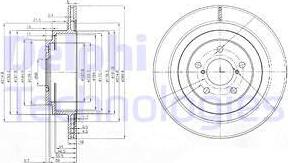 Delphi BG3931 - Brake Disc autospares.lv